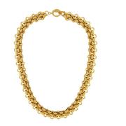 Courage Waterproof Crochet T-Bar Necklace 18K Gold Plating