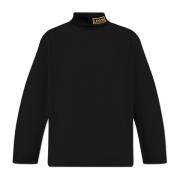 Turtleneck sweater med logo