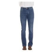 Slim-Fit Sartorial Denim Jeans Nick