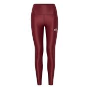 Stilfulde Sport Leggings Bordeaux