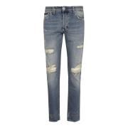 Azure Blue Skinny Fit Denim Bukser