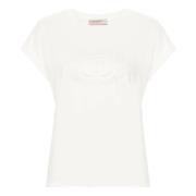 Oval T-shirt i blonder