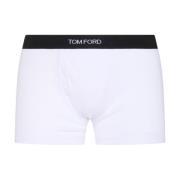 Hvid Bomuldsblandet Boxershorts