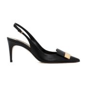 Sort SR1 Slingback Hæle