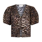 Leopard Print Bluse Bianca Leo