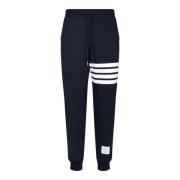 Blå 4 Bar Sweatpants