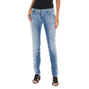Khaki Slim-Fit Denim Jeans