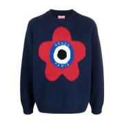 Logo-broderet jumper med Boke Flower motiv