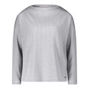 Grafisk Turtleneck Casual Skjorte