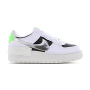 Hvid Sort Neon Grøn Shadow Sneakers