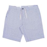 Stilfulde Bermuda Shorts i Latte/Azzurro