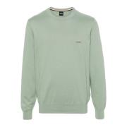 Grøn Crewneck Sweater