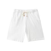 Hvide Bomuld Bermuda Shorts