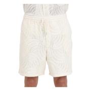 Creme Hæklet Shorts