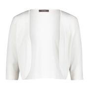 Elegant Strik Bolero med Stilfulde Detaljer