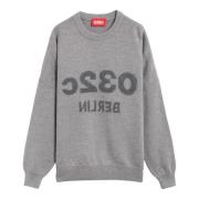 Merino Wool Crew Neck Strik