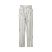 Stribede Mid-Waist Bukser