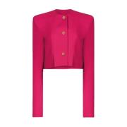 Stunning Wool Jacket in Fuchsia