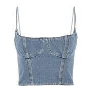 Stilfuld Denim Bodice Top