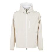 Beige Puffer Jakke