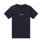 Broderet Logo T-shirt Navy-S