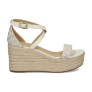 Beige Kilehæl Espadriller