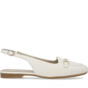 Beige Casual Flade Sandaler