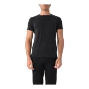 Cupro T-shirt med logo