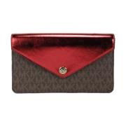 Stilfuld Flap Clutch Crossbody Taske med Kortlommer