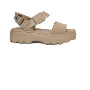 Beige Flatform Sandaler Kick Off AD