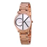 Elegant Rose Gold Quartz Watch