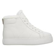 Kvinders Hvide High-Top Vintersneakers med Isolering ER00112251