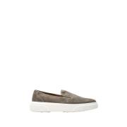 Beige Ruskind Herre Loafers