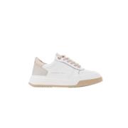 Hvid Nude Sneakers Elegant Stil