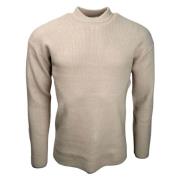 Strik Stand Krave Sweater Sand