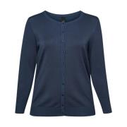 Klassisk Navy Blue Cardigan Sylivi