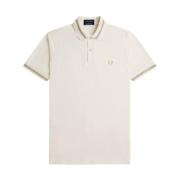 Single Tipped Polo Shirt Ecru/Beige