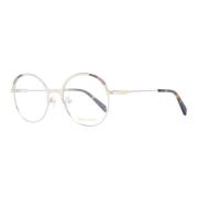 Guld Runde Optiske Briller til Kvinder
