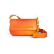 Eco Læder Flap Taske Orange