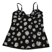 Sort Daisy Floral Blonde Chemise Kjole