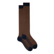 Ocean Blue Plated Cotton Socks