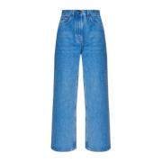 Højtaljede jeans