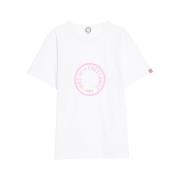 Oscar white logo pink T-shirt