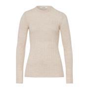 Blød Merino Rib Pullover Top