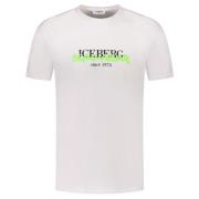 Neon White Cotton Stretch T-Shirt