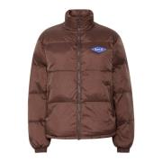 Quiltet Puffer Jakke Brun