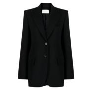 Sort Uld Stretch Blazer