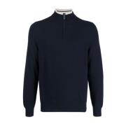 Luksus Cashmere Half-Zip Strik