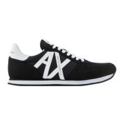 Sort-Hvid Xux017 Sneakers