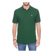 Grøn Polo Shirt med Logo Broderi